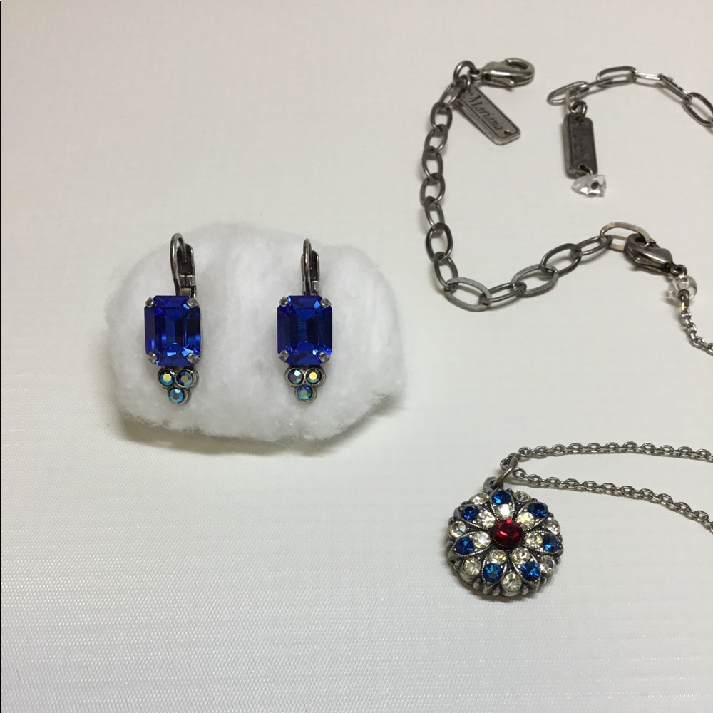 Mariana Guardian Angel Necklace and Earrings Set